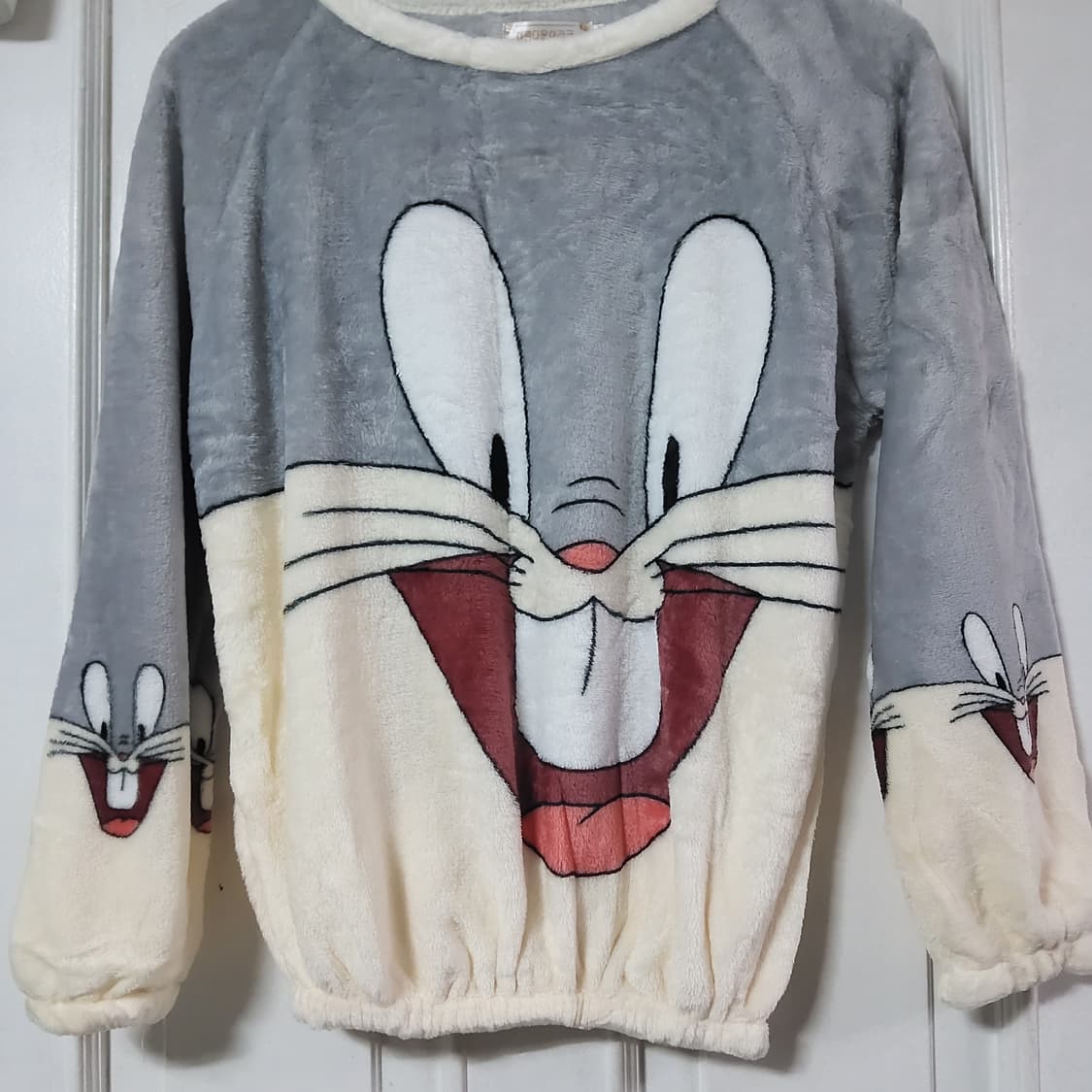 새상품 귀욤 벅스바니 극세사 겨울 수면 잠옷 홈웨어 파자마 세트 상품이미지5