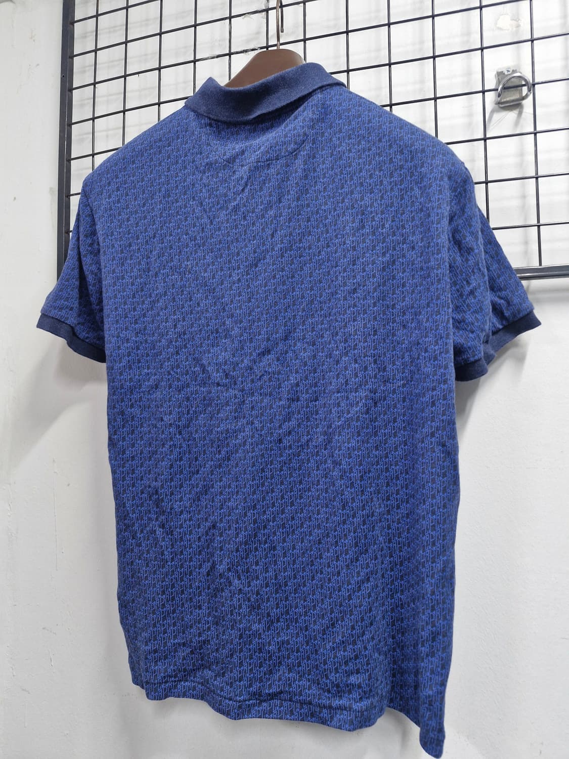 95M 폴로랄프로렌 블루 패턴 카라 반팔티. 상품이미지7