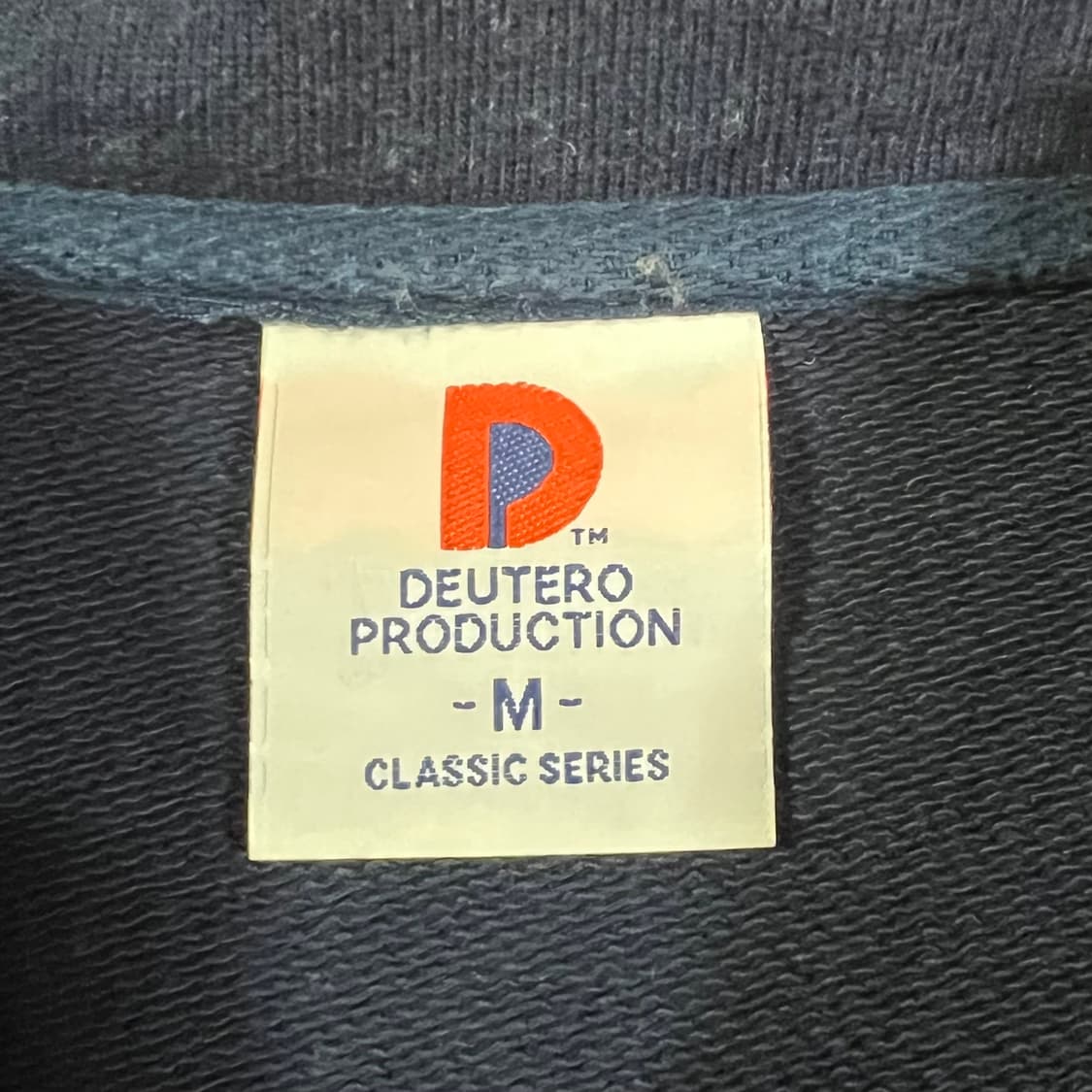 듀테로 MSK 하프집 스웻셔츠 네이비 M 상품이미지3