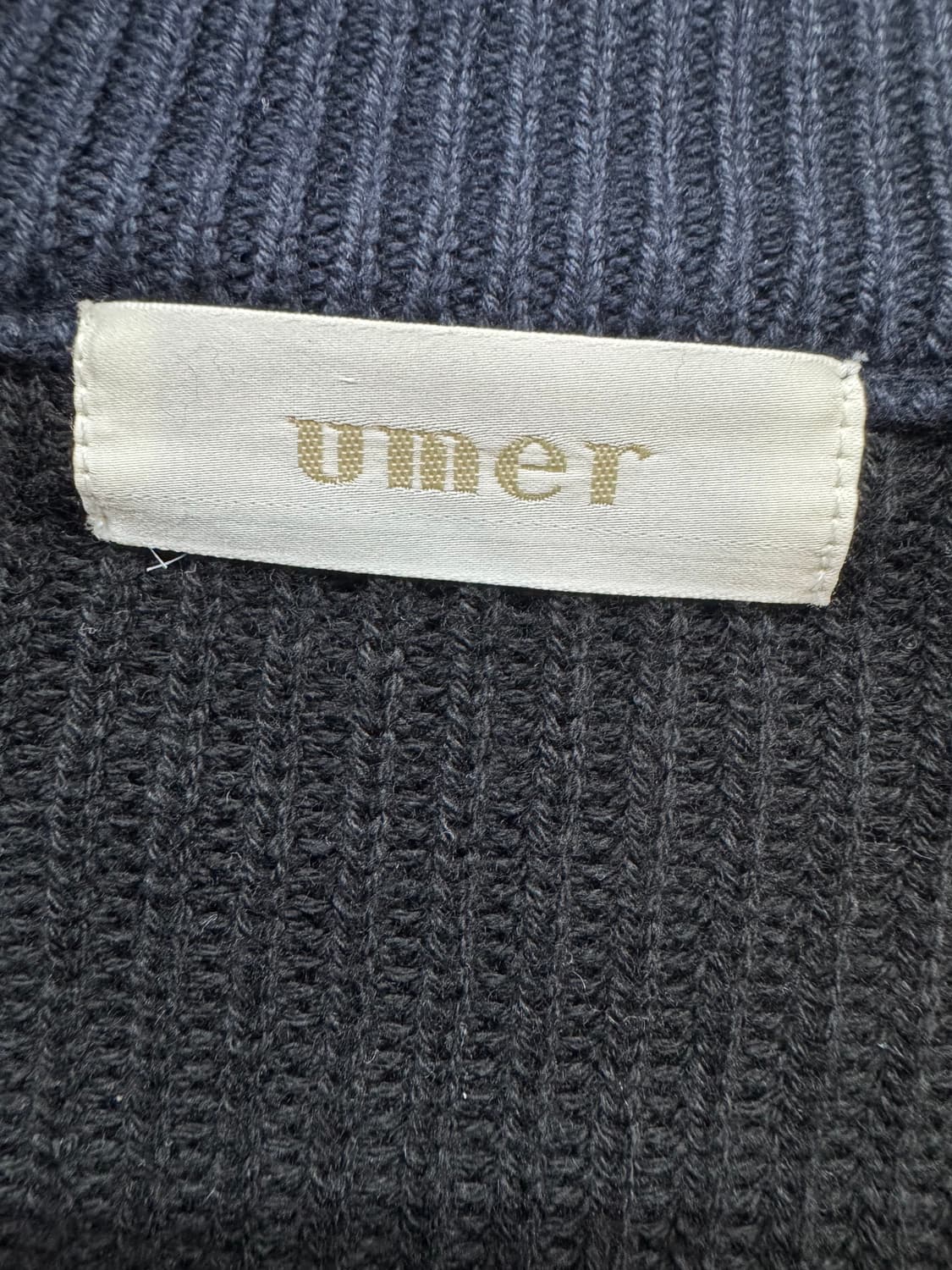 유메르 umer 울 니트 오버핏 가디건 F(XL) 상품이미지6