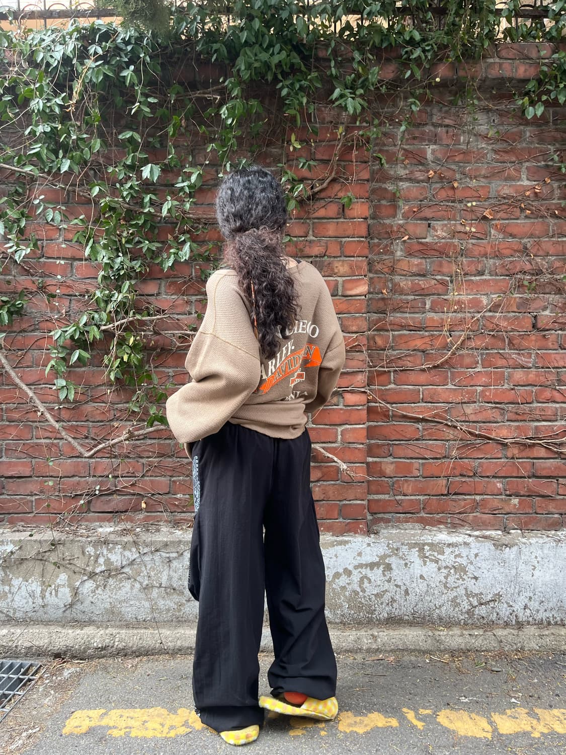 히피 에스닉 문양 와이드 팬츠 상품이미지7