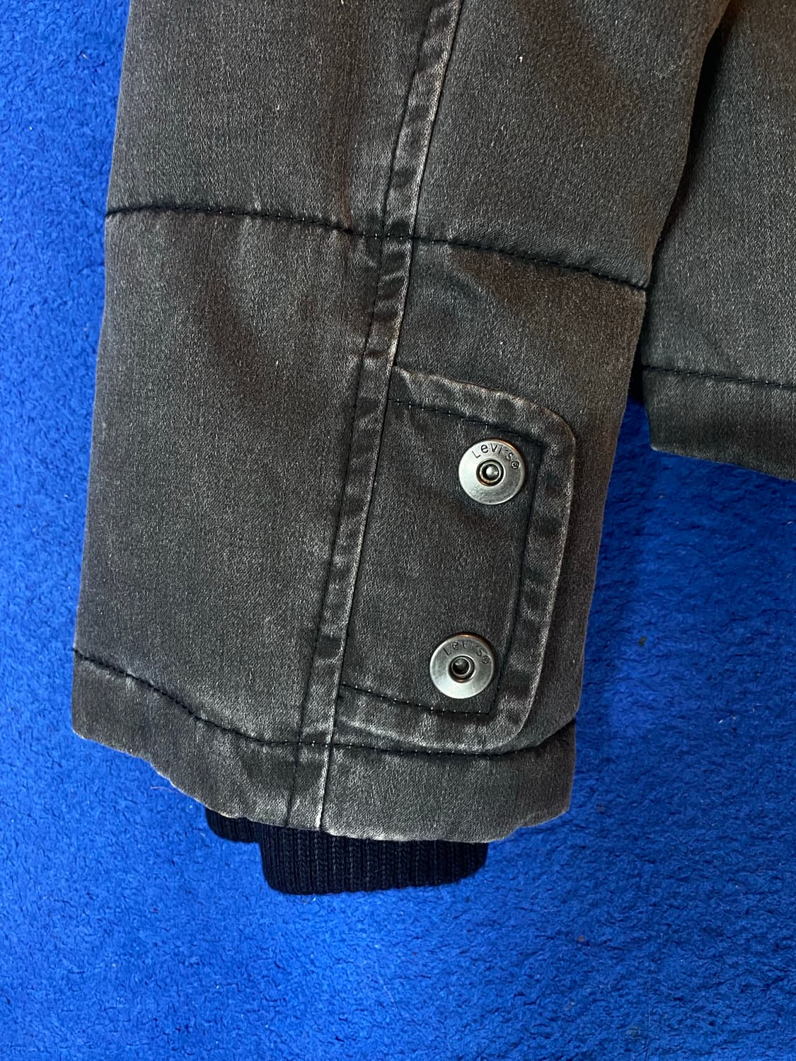 Levi's 리바이스 데님 후드 퍼 패딩 점퍼 상품이미지9