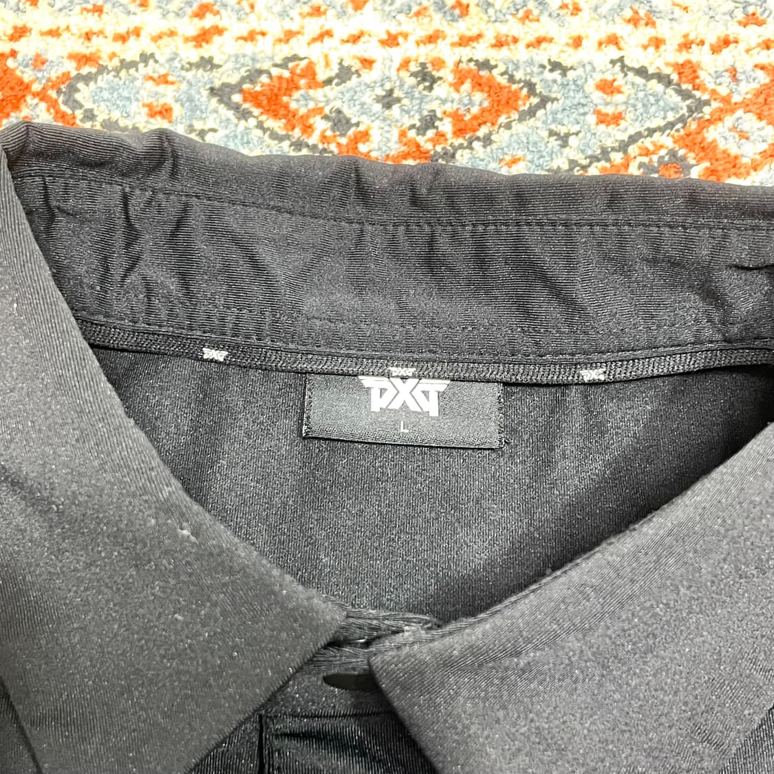 PXG 블랙 기능성 골프 카라티셔츠 남성L 상품이미지3