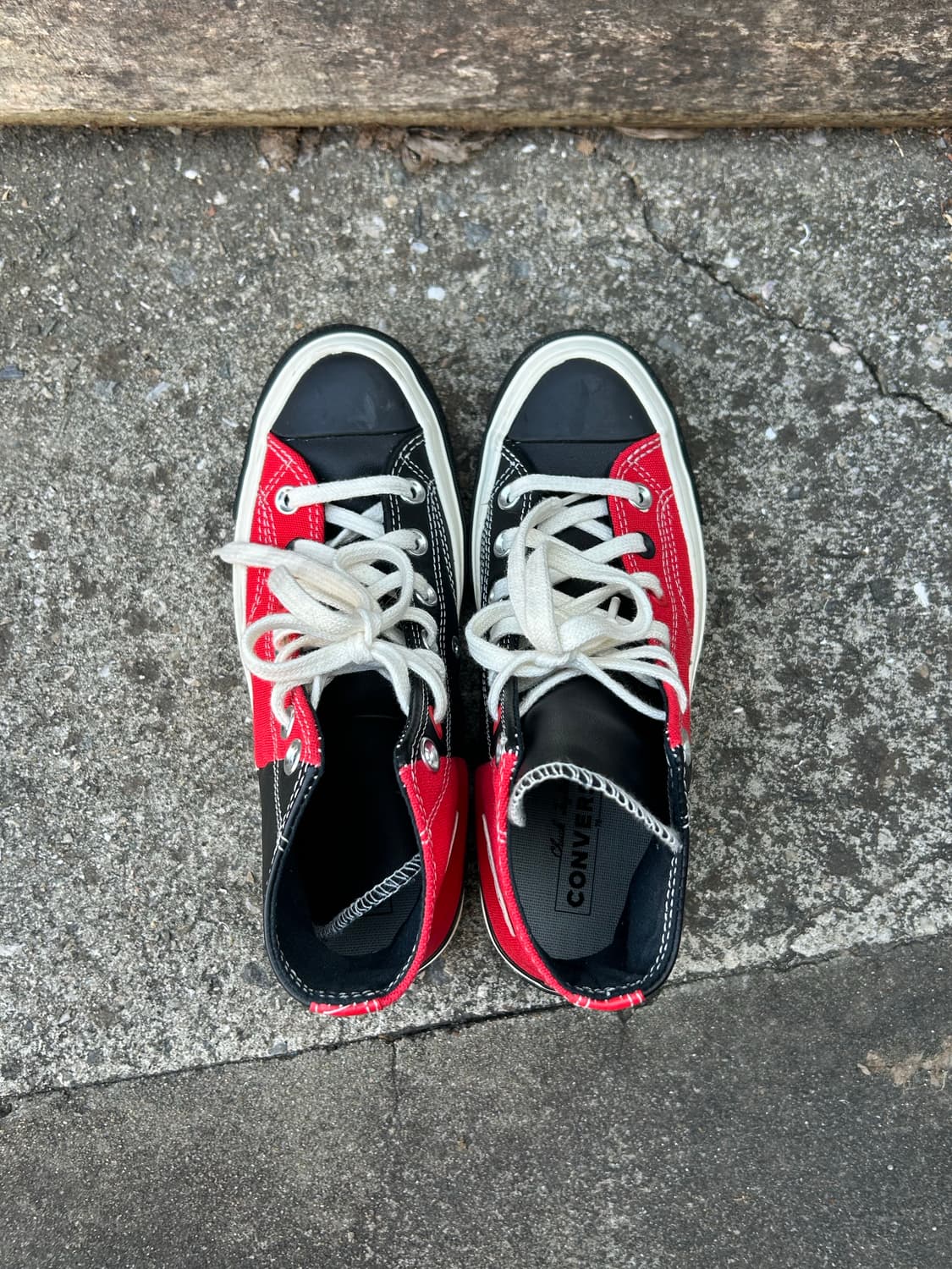 컨버스 레더배색 하이탑 상품이미지4