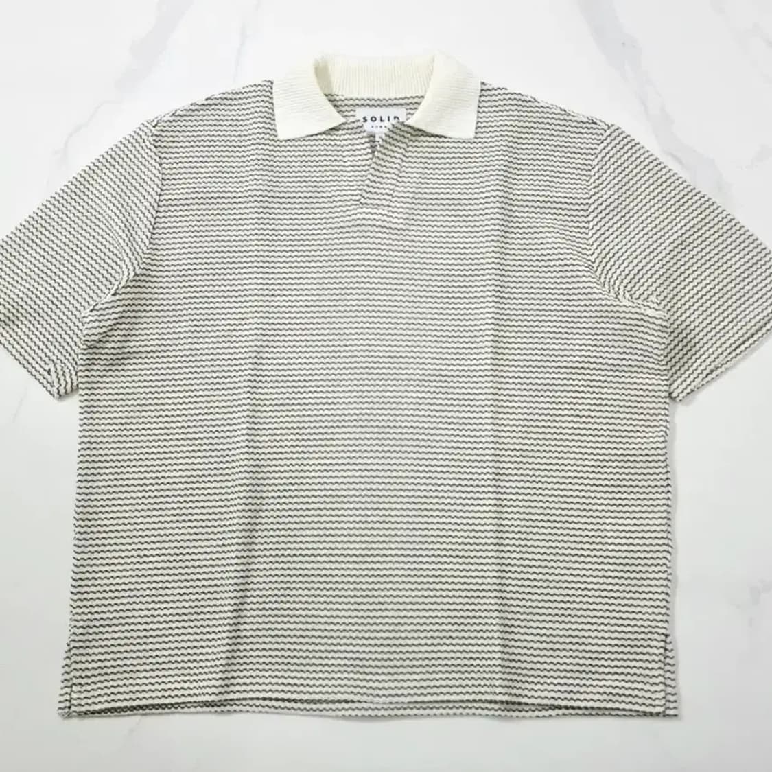 솔리드옴므 카라 니트 110 상품이미지3