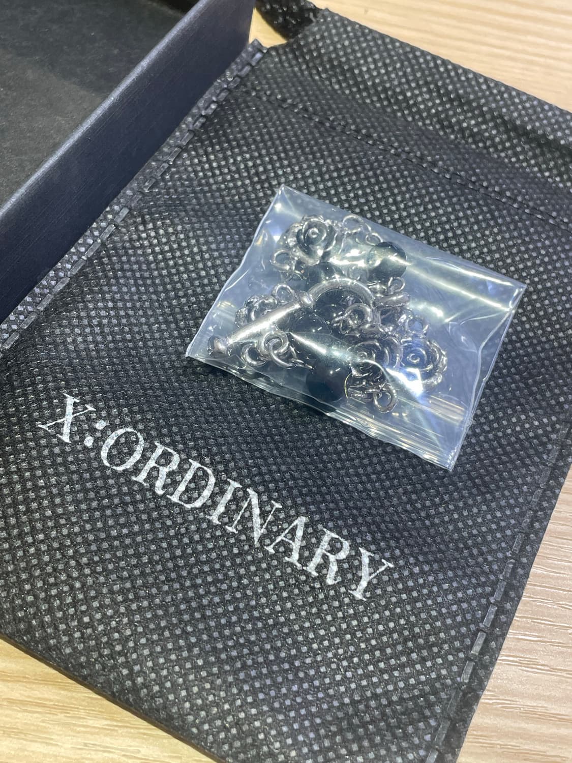 [X:ORDINARY] 엑스오디너리 BLACK & ROSE BRACELE 상품이미지2