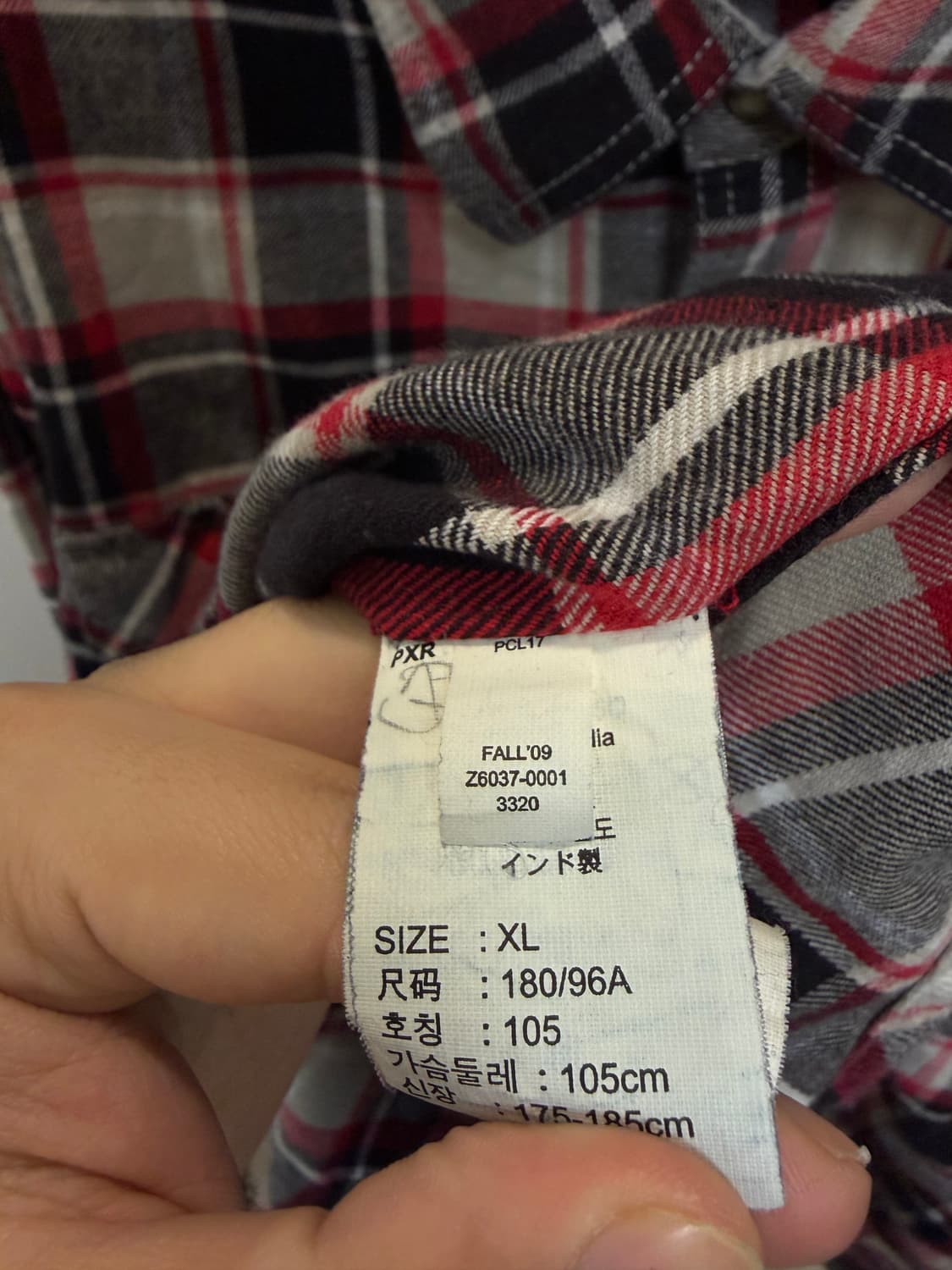 (XL) Leiv 리바이스 시그니쳐 투포켓 플란넬 견장 체크 셔츠 상품이미지5