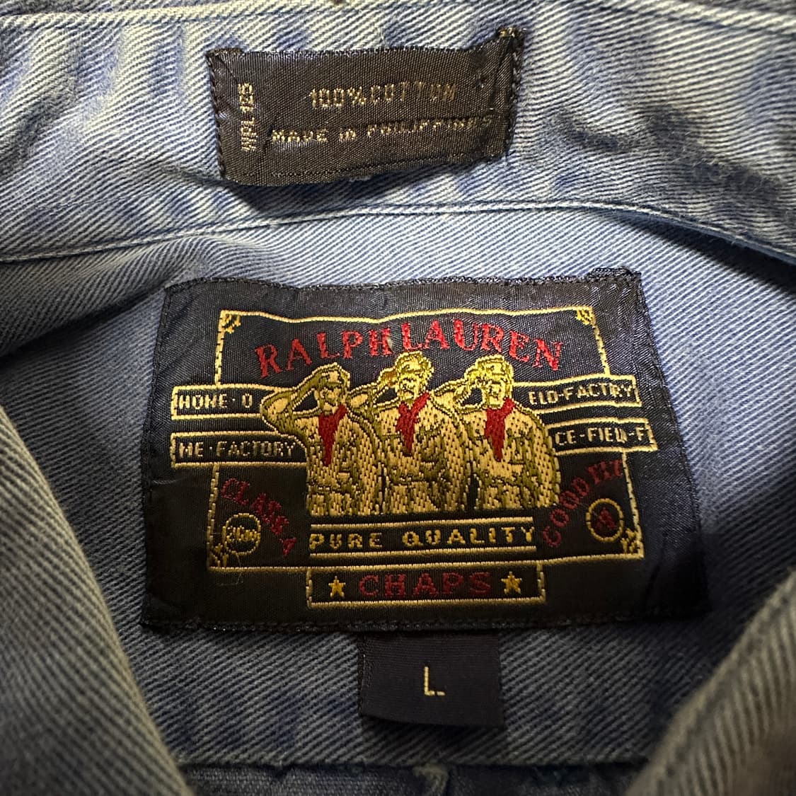 CHAPS RALPH LAUREN denim shirt 상품이미지3