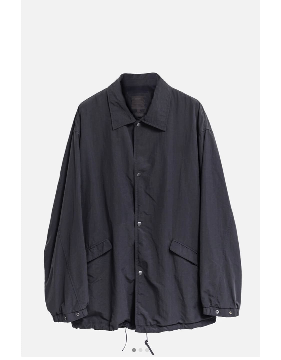 coach jacket - washed black / SIZE: 3(L) 상품이미지1