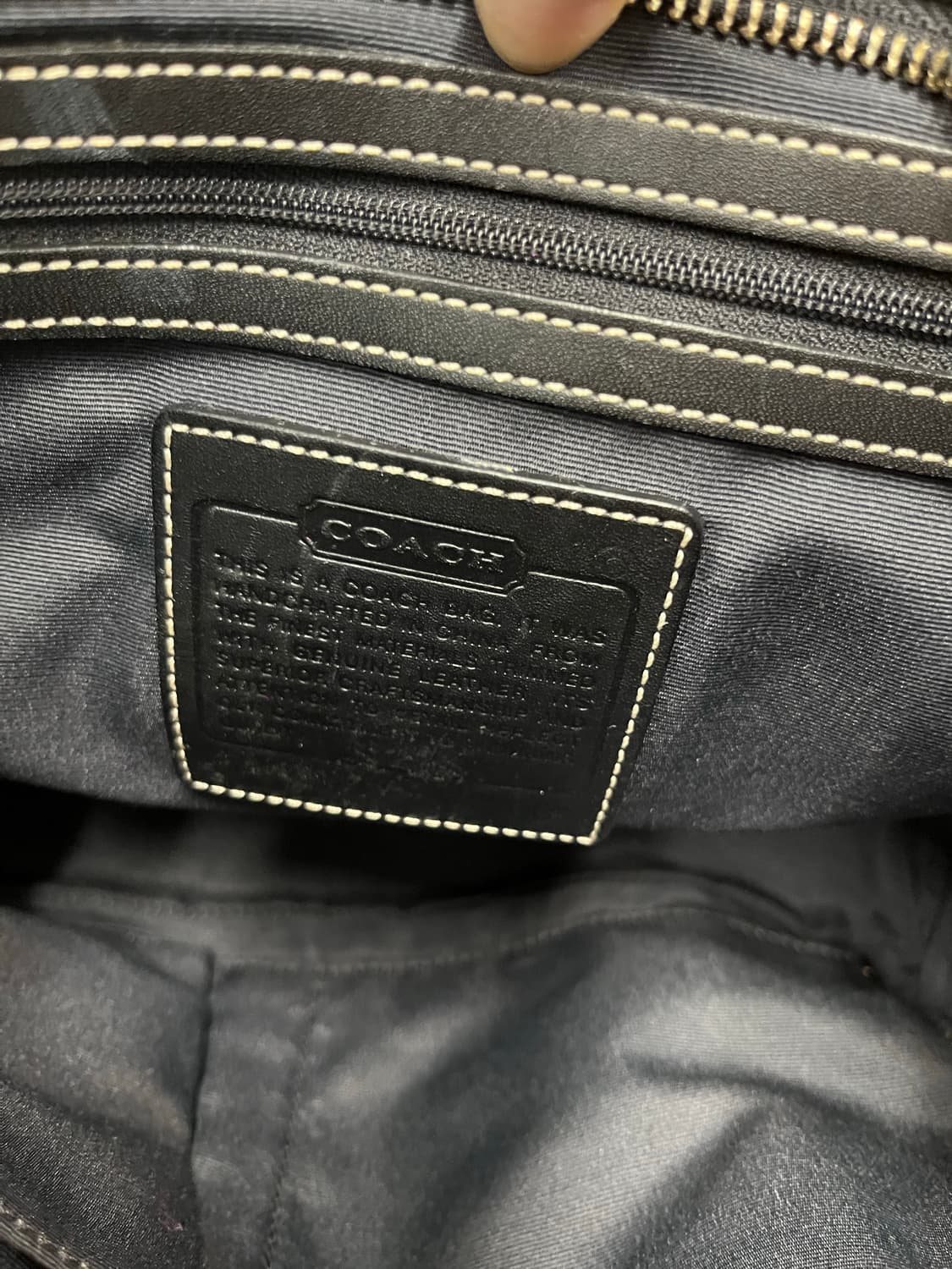 Coach Black Square Handbag 상품이미지9