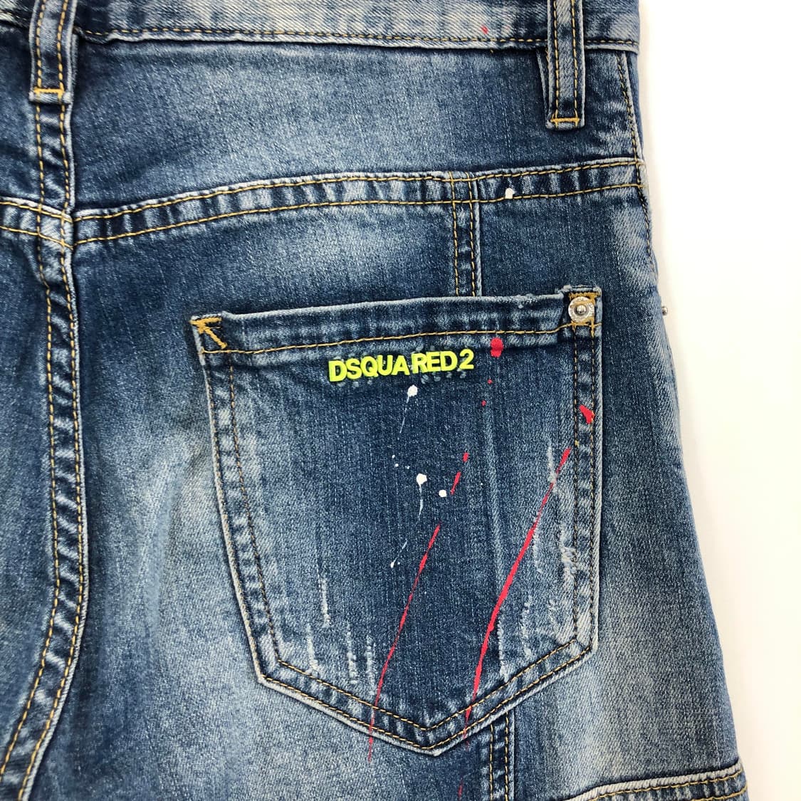 디스퀘어드2 페인팅 네온진 29 인치 상품이미지4