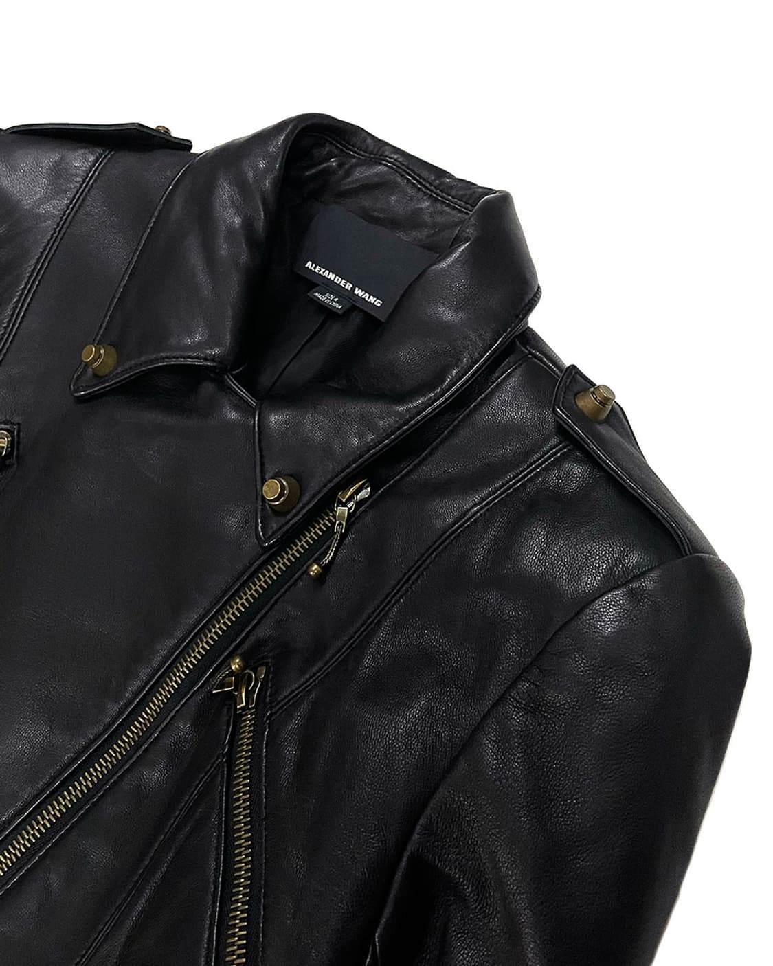 Alexander Wang 패디드 레더 라이더 자켓 상품이미지6