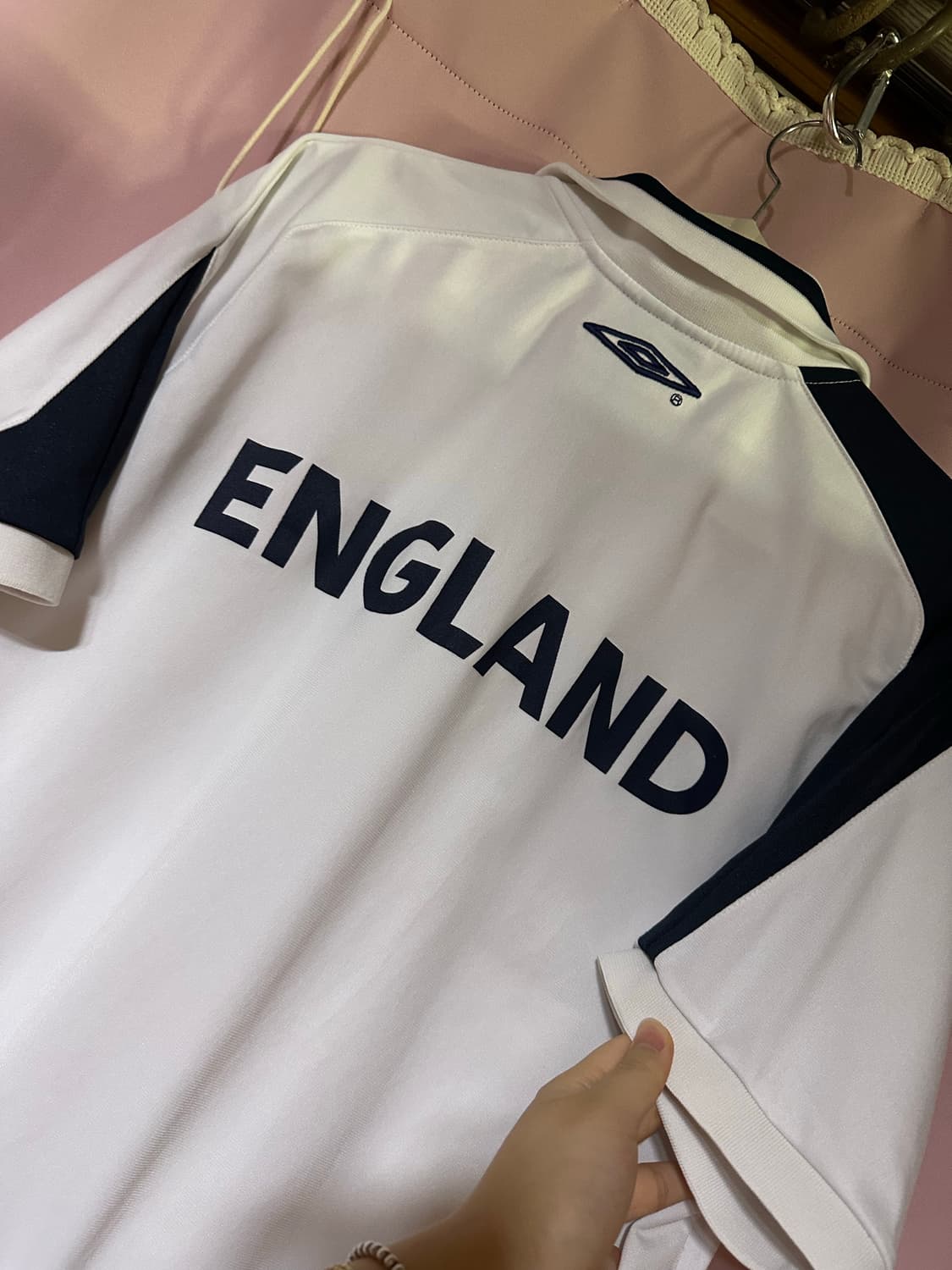 엄브로 잉글랜드 져지 엄브로 집업 엄브로반팔 화이트 대장 상품이미지2