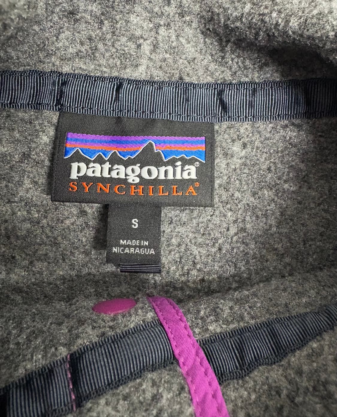 빈티지 파타고니아 신칠라 스냅티 그레이 우먼즈S 상품이미지5