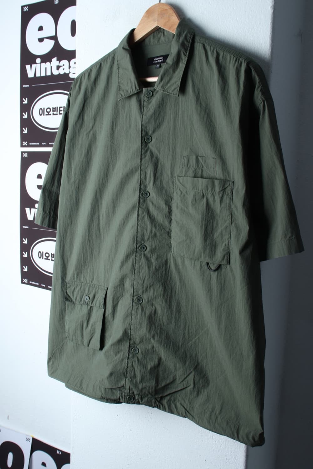 (XL-2XL) 무신사 스탠다드 반팔 카라 티셔츠 셔츠 남방-H32530 상품이미지1