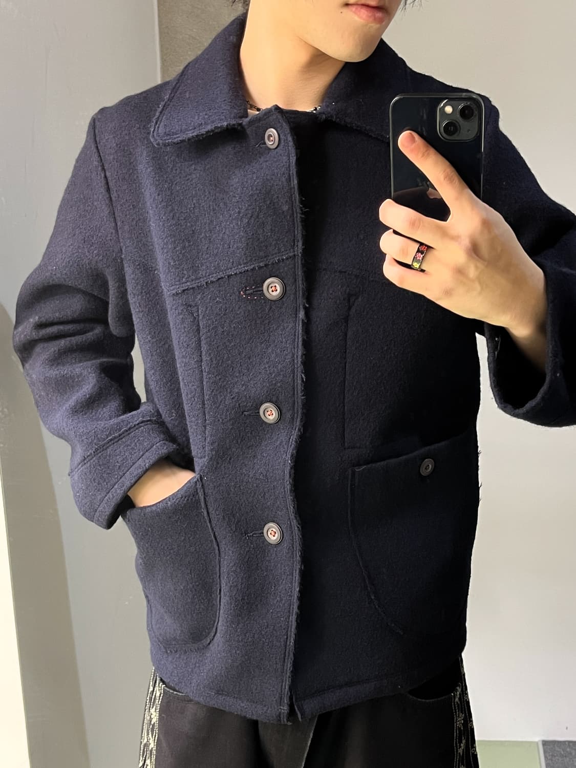 45RPM 울 버튼 자켓 상품이미지2