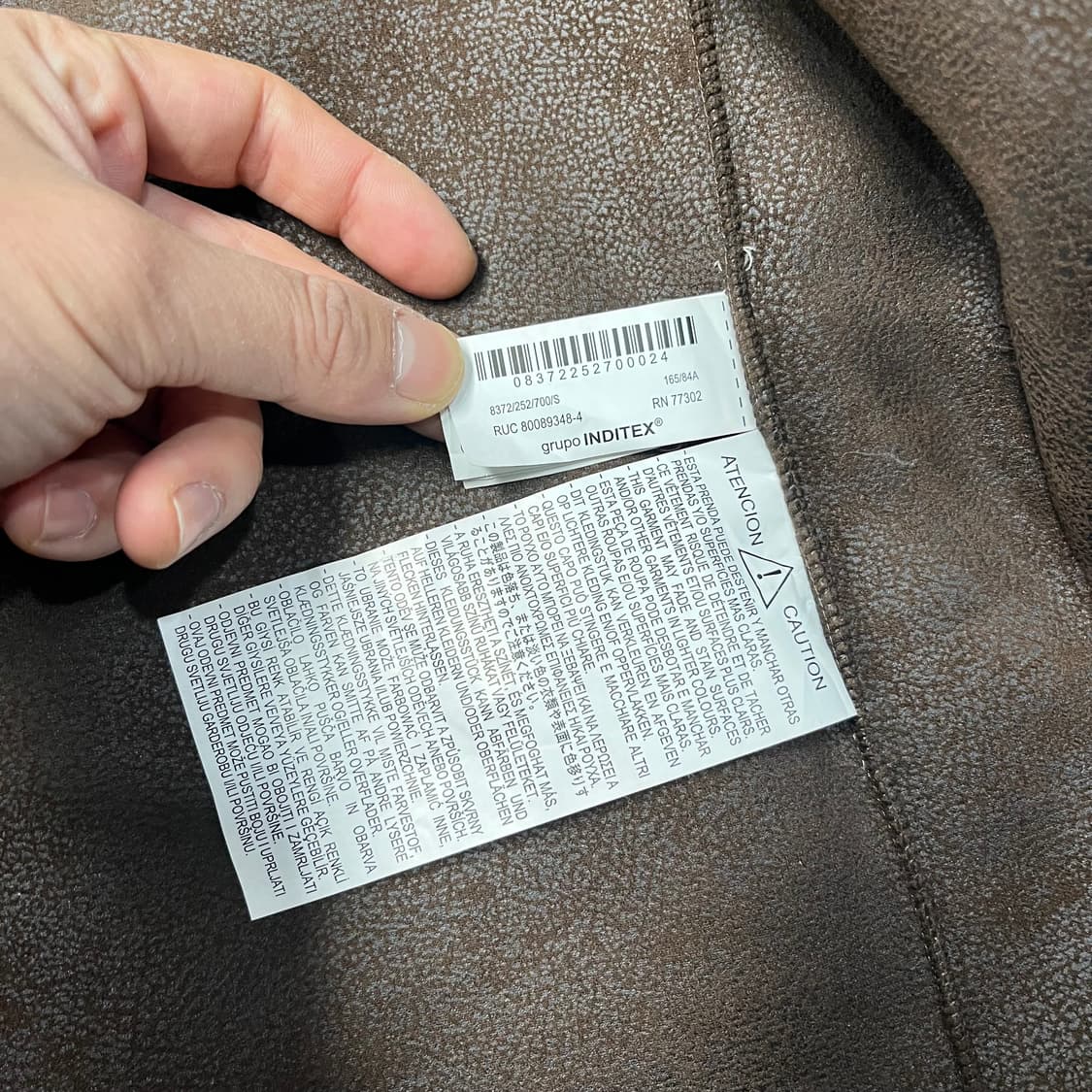 자라 페이크 시어링 자켓 상품이미지4