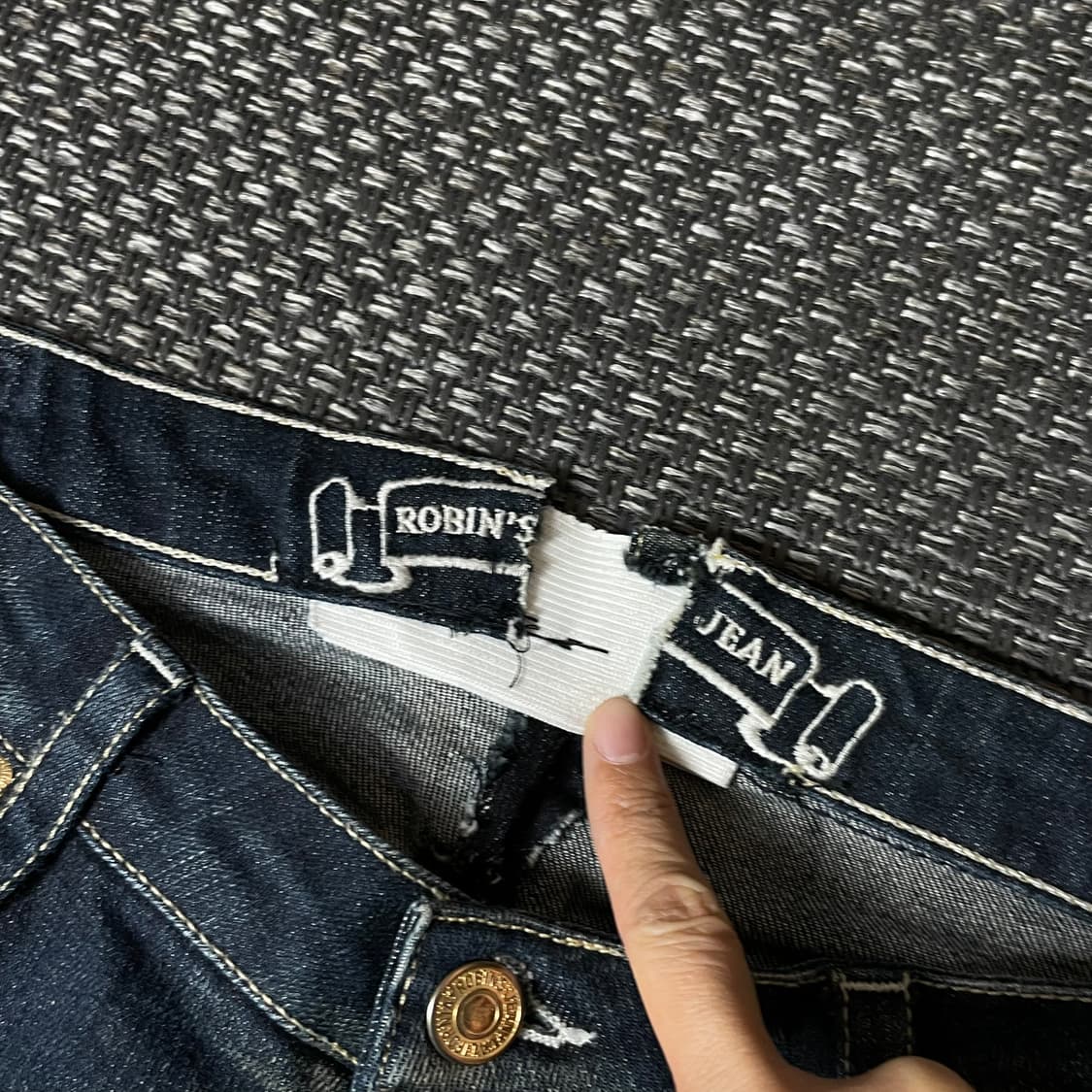 (28) 로빈슨진 진청 골드윙 팬츠 상품이미지4