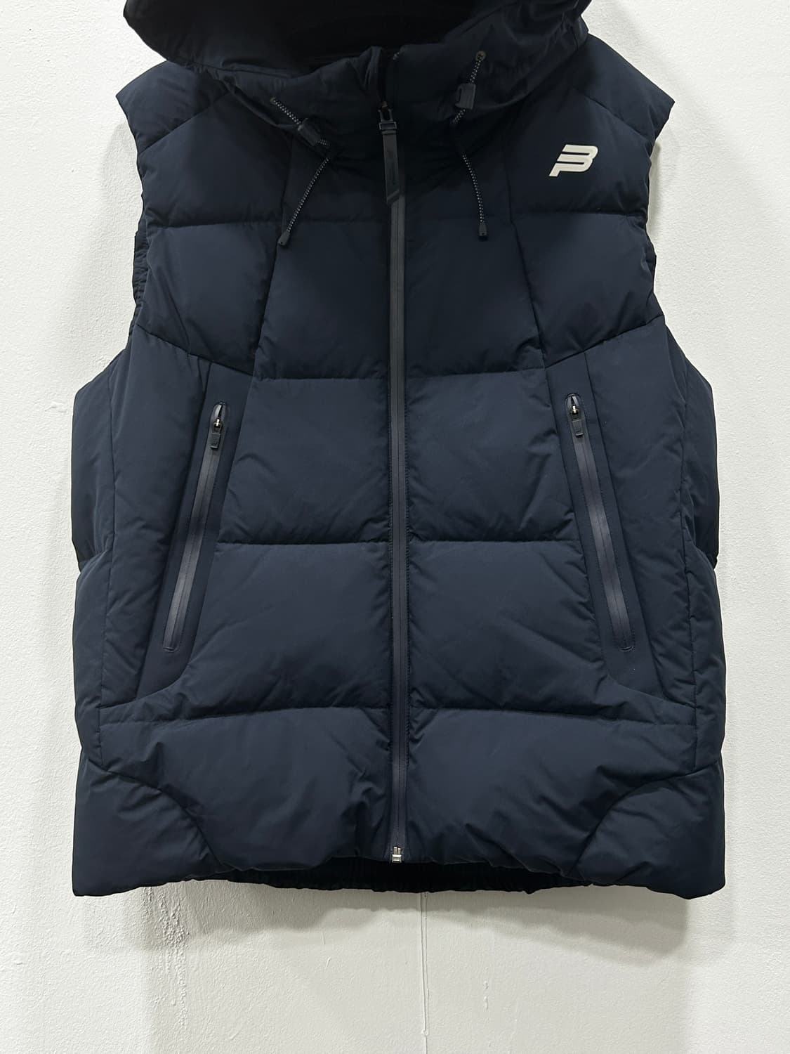 (새상품급) 빈폴 오리털 후드 패딩 조끼 남성 95 M 상품이미지5