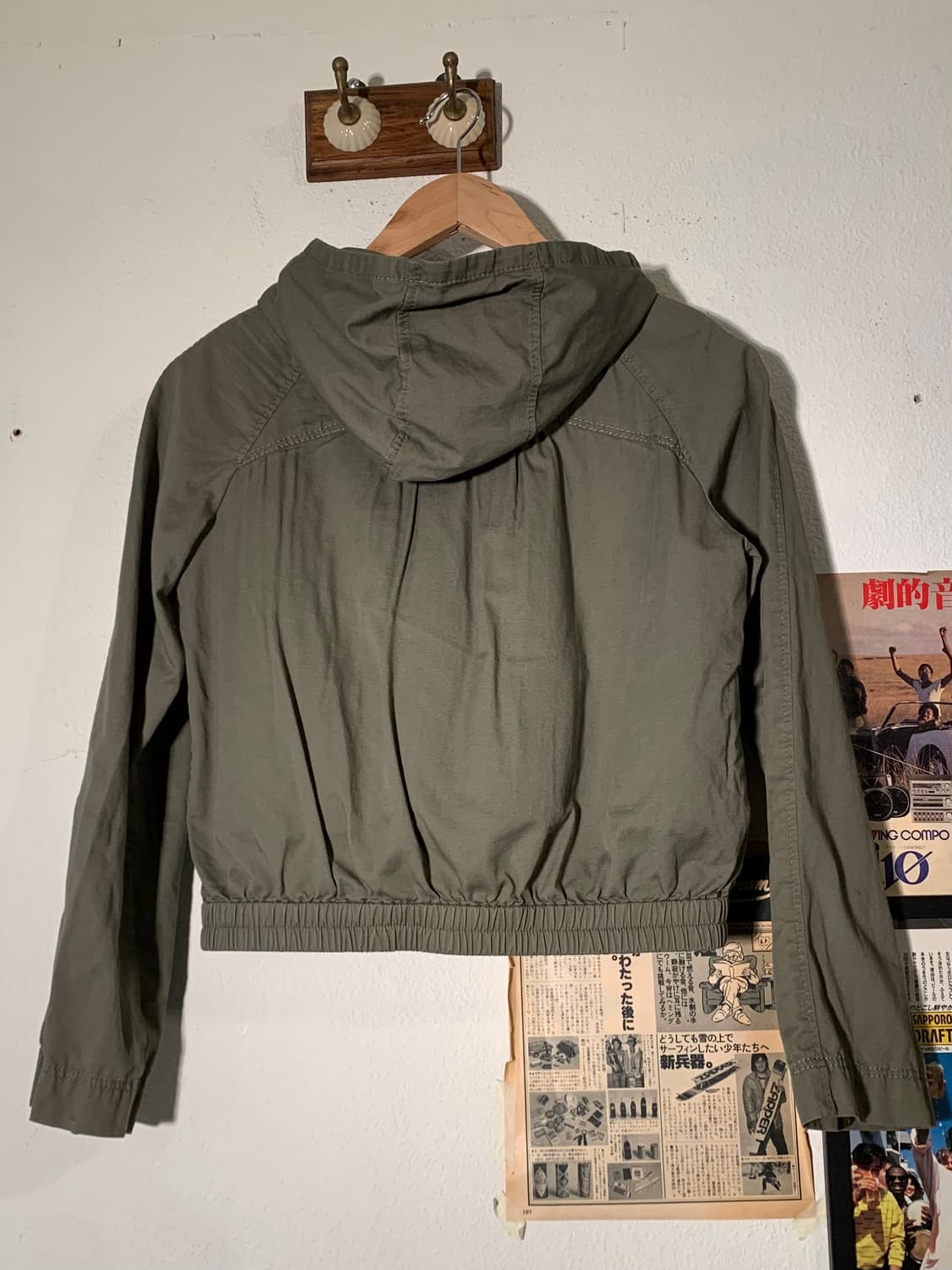 안나수이 프릴 크롭 밀리터리 후드 자켓 + 보아 베스트 상품이미지6