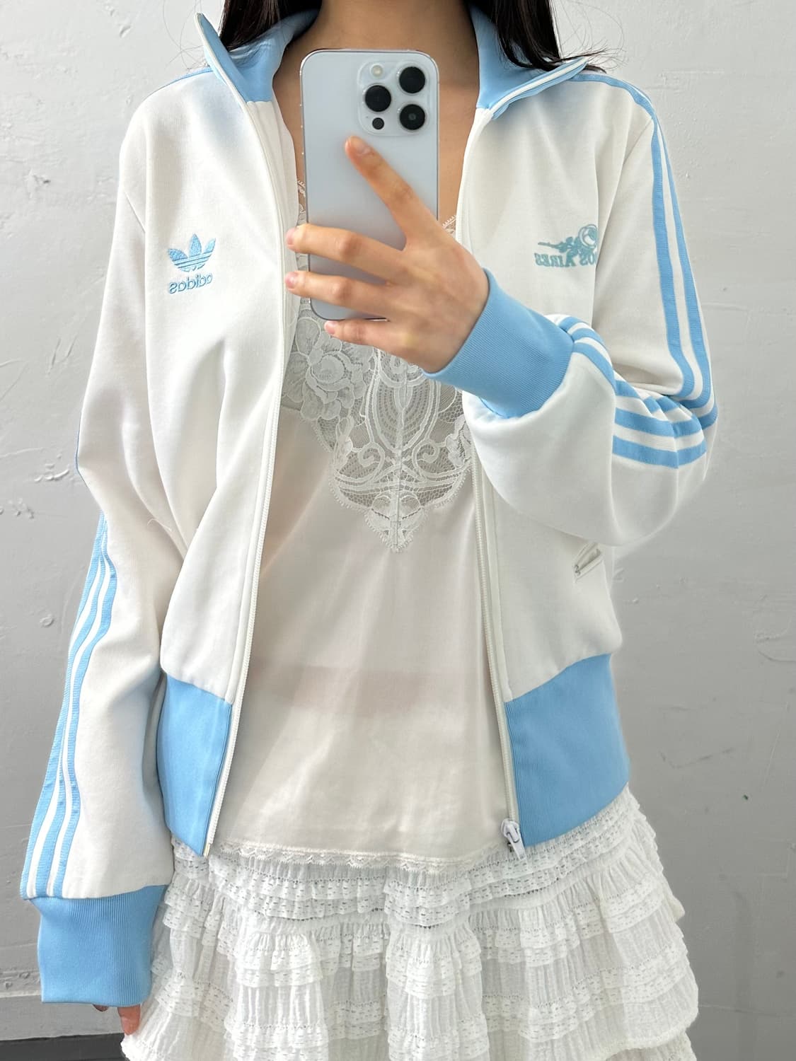 adidas buenos aires white&skyblue jersey 상품이미지2