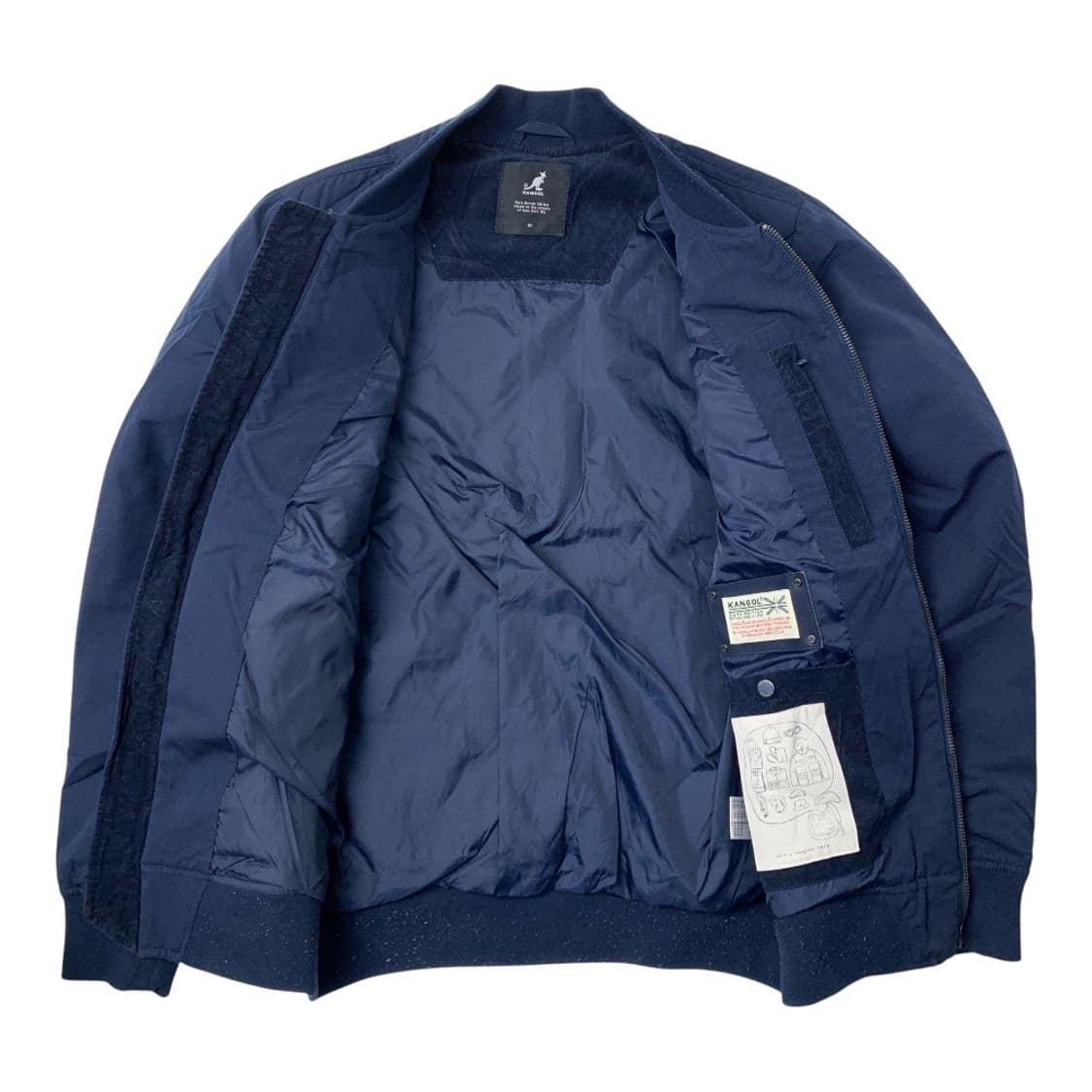 캉골 네이비 퀼팅 점퍼 M 상품이미지3