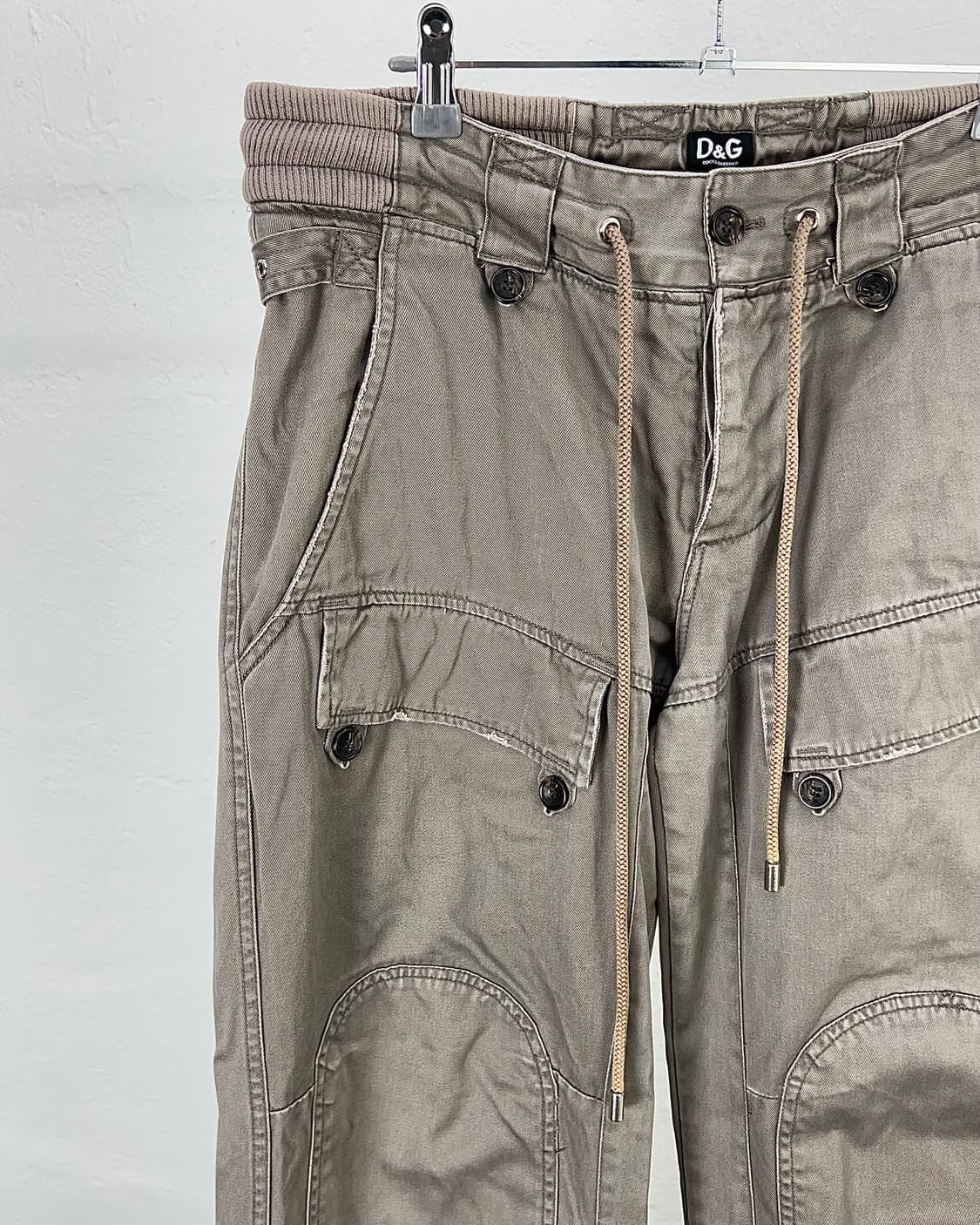 돌체앤가바나 모스 그레이 컨버터블 번트 드로우 카코 팬츠 상품이미지2