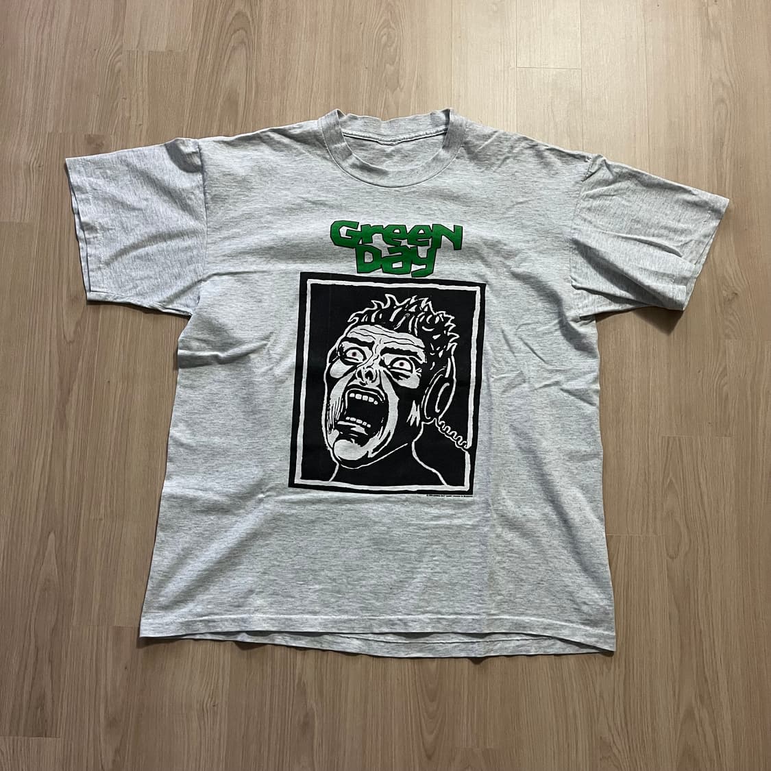 90s 빈티지 그린데이 바스켓 케이스 밴드티셔츠 상품이미지1