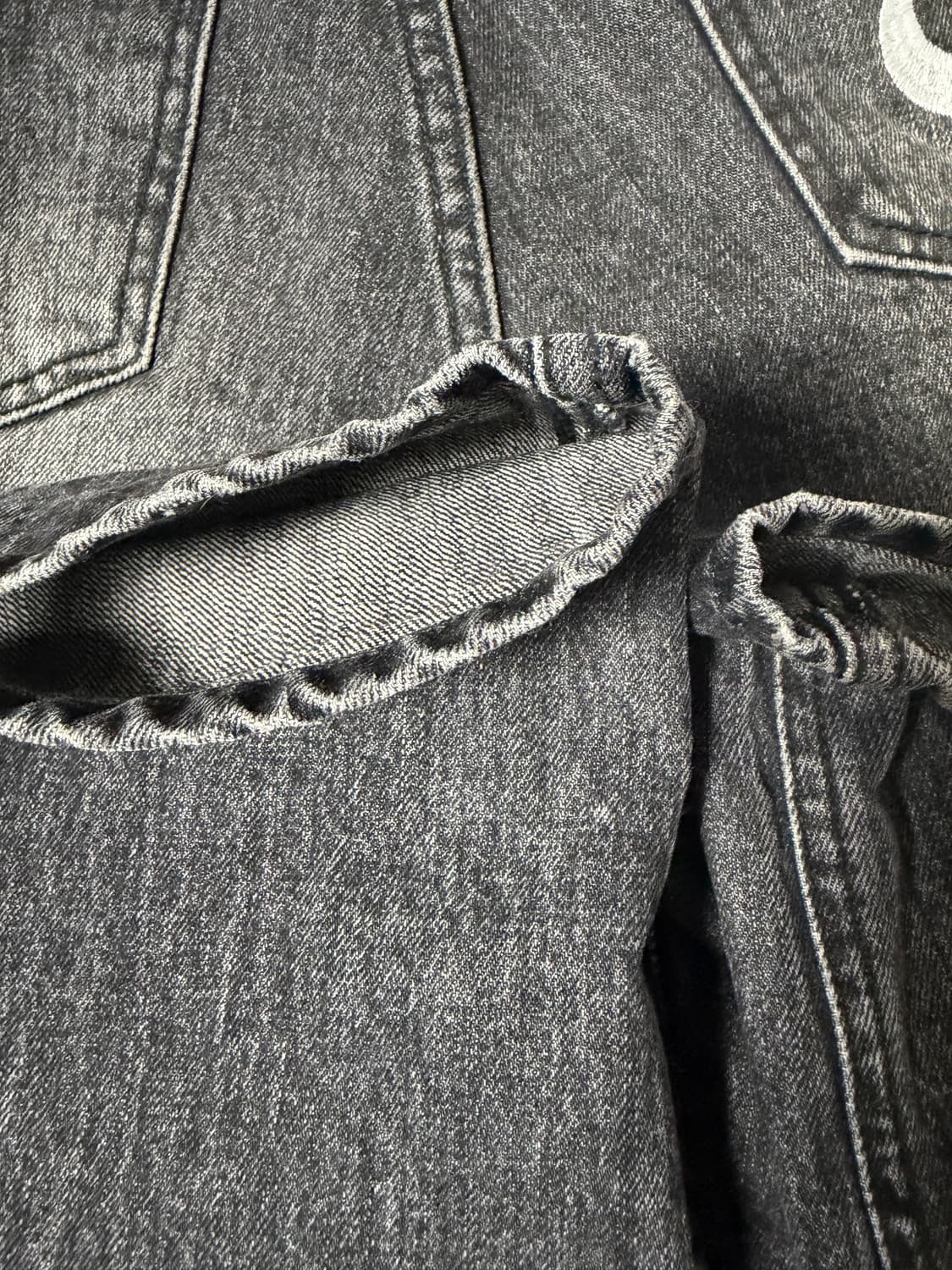 오도어 나스 데님 블랙 사이즈1 상품이미지6