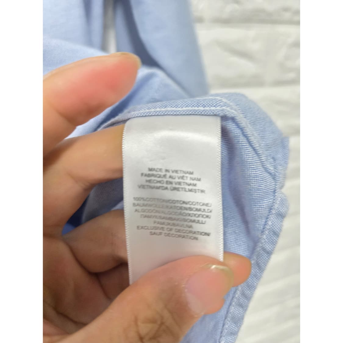 폴로 랄프로렌 옥스포드 셔츠 M 블루 상품이미지3
