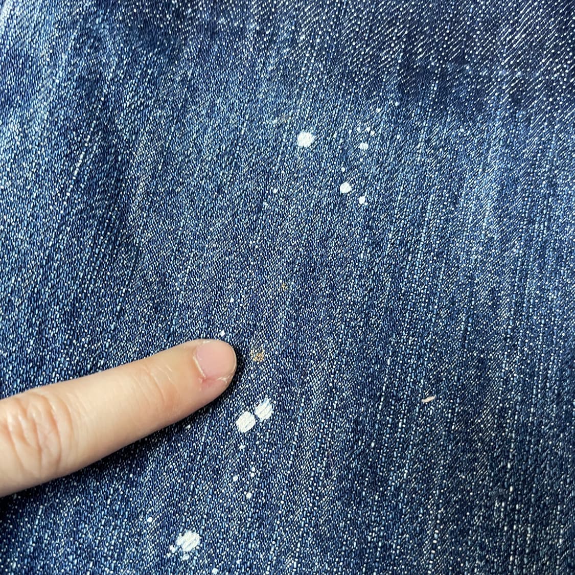 (28) RAGROUSE 빈티지 패치 페인팅 데님 44 상품이미지6