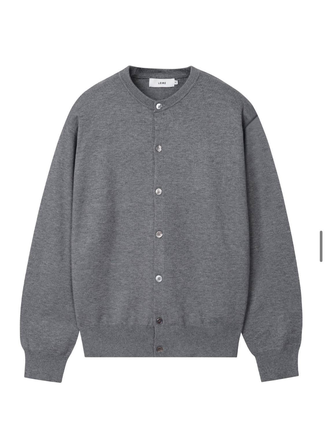 르아르 에브리데이 라운드 니트 가디건 [그레이] 상품이미지2