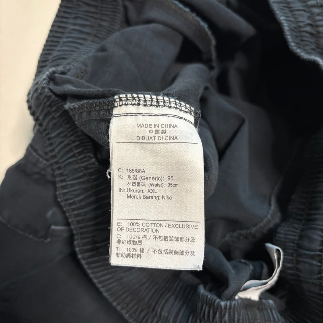 정품 나이키 퓨추라 블랙 카고팬츠 밴딩 바지 상품이미지8