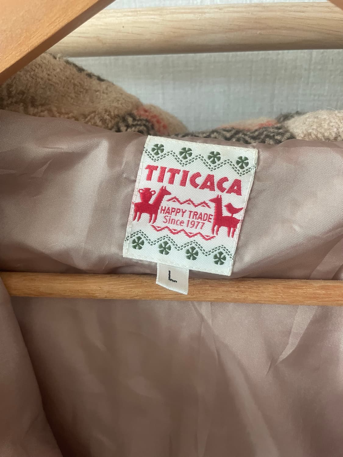 모리걸 빈티지 티티카카 구스다운 배색 후드 롱패딩 상품이미지3