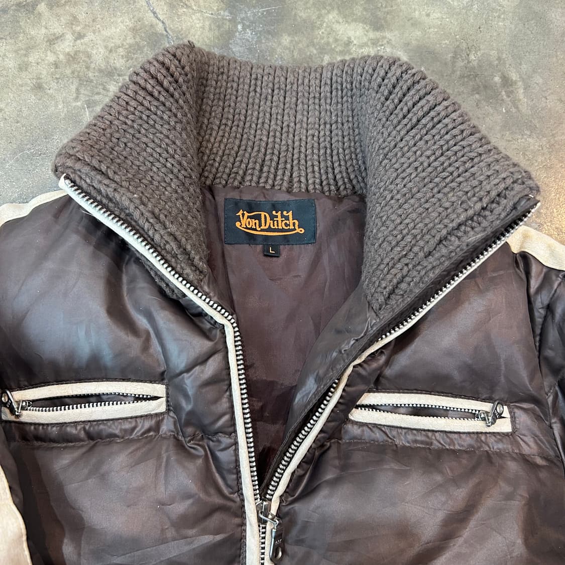 본더치 브라운 덕다운 패딩 상품이미지3