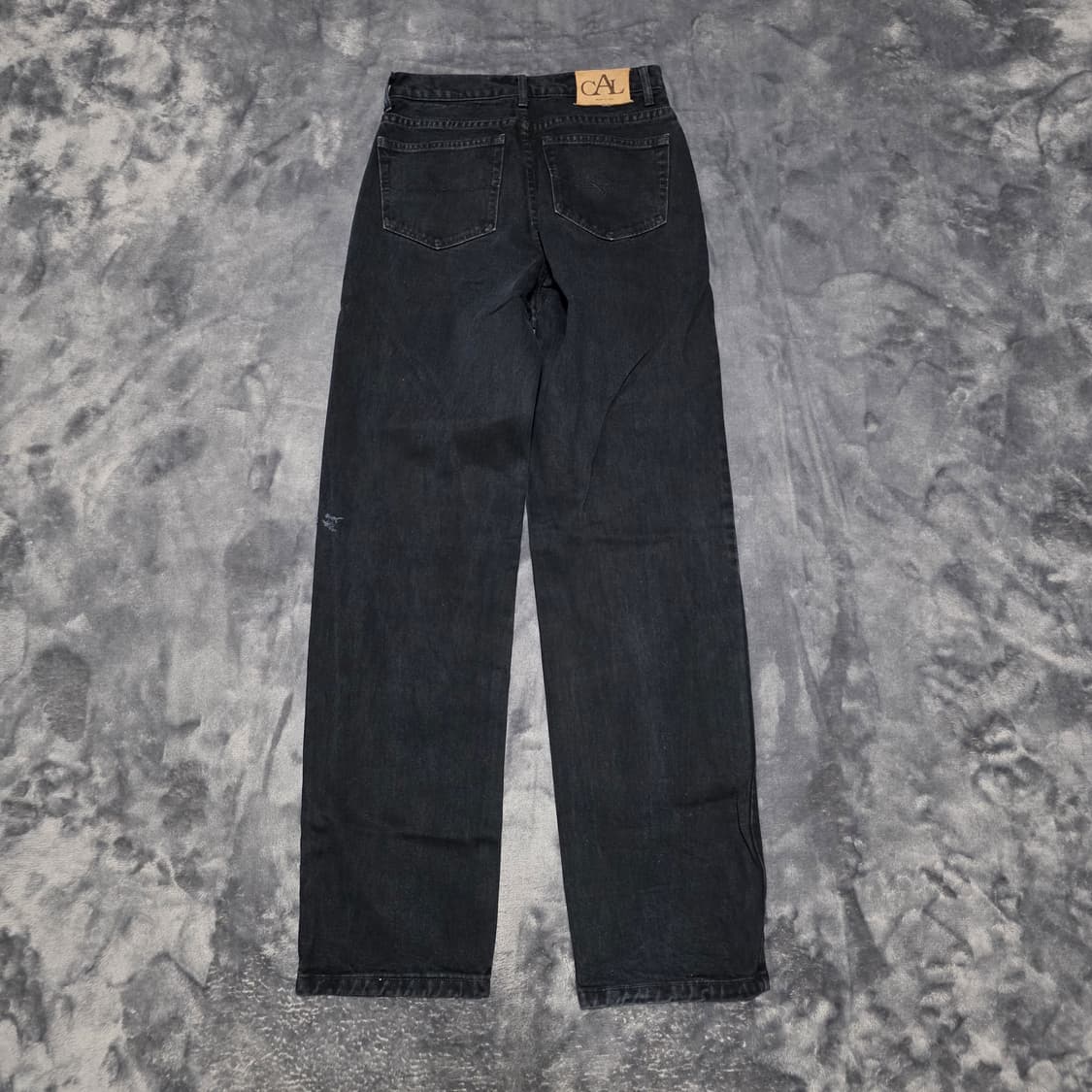 (29)CAL JEANS 빈티지 블랙 데님 팬츠 상품이미지3