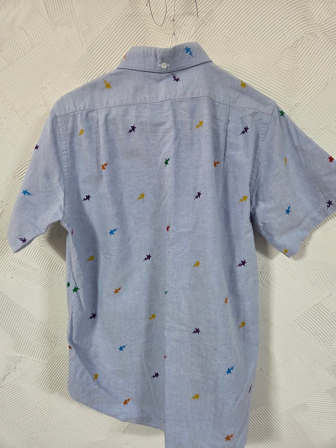 국내매장판 정품A Bathing Ape 별 패턴 반팔 셔츠 상품이미지2