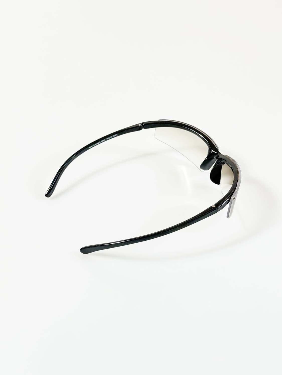 90s DOMON 무테 쉴드 프레임 투명 틴트 빈티지 선글라스 상품이미지4