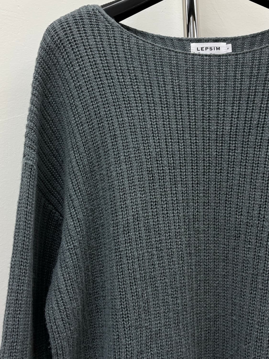 빈티지 그레이 울 니트 상품이미지6