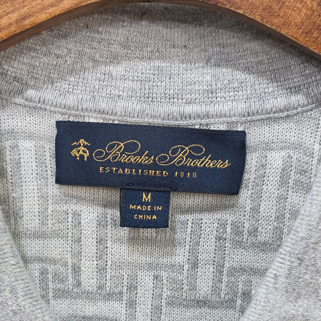 브룩스브라더스 트로피컬 바스켓 숏 슬리브 폴로가디건- M 상품이미지8