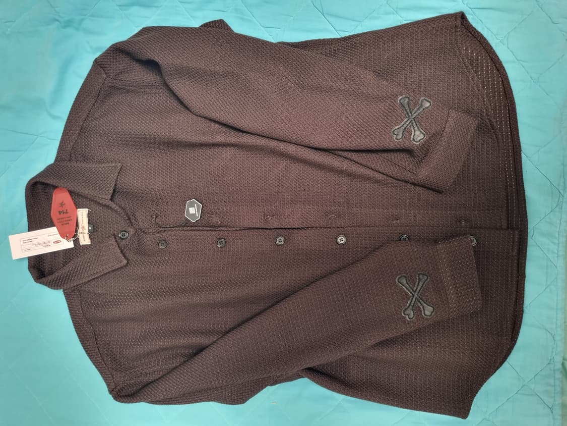 아오이로 울 셔츠 브라운 2사이즈 / 1회착 / 1사이즈 교환 가능 상품이미지1