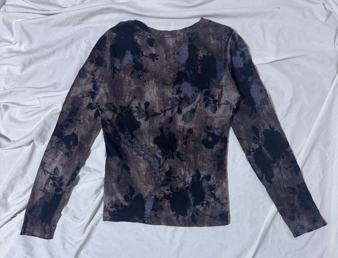 gomme 플로럴 패턴 롱슬리브 상품이미지2