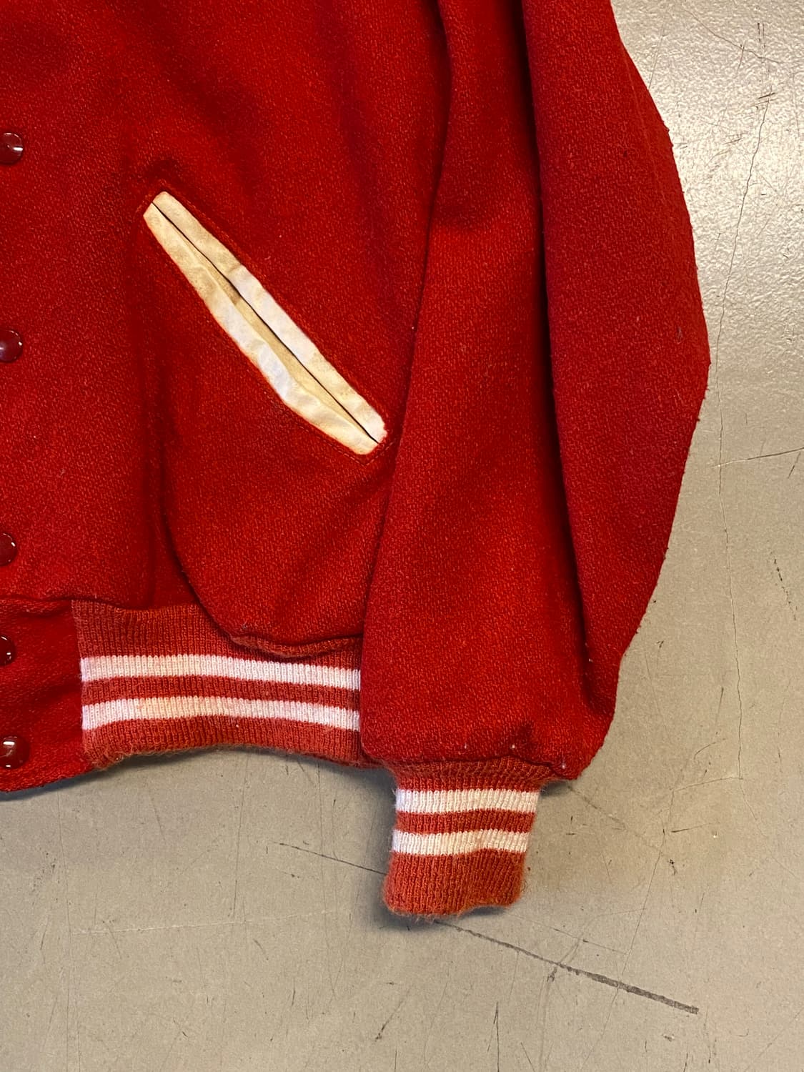 빈티지 울 베이스볼 자켓 (Man M) AA1304 상품이미지4