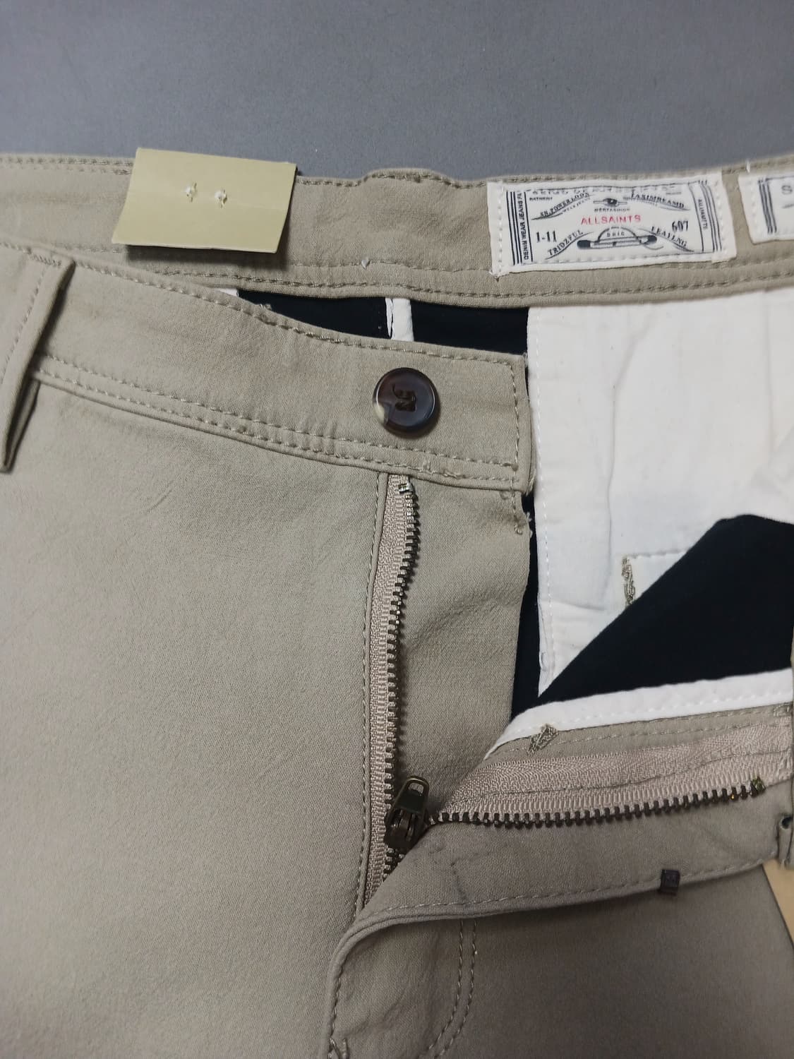 새상품 [34] 올 세인츠 기모 스쿠드핏 링클 하드 코튼팬츠 상품이미지6