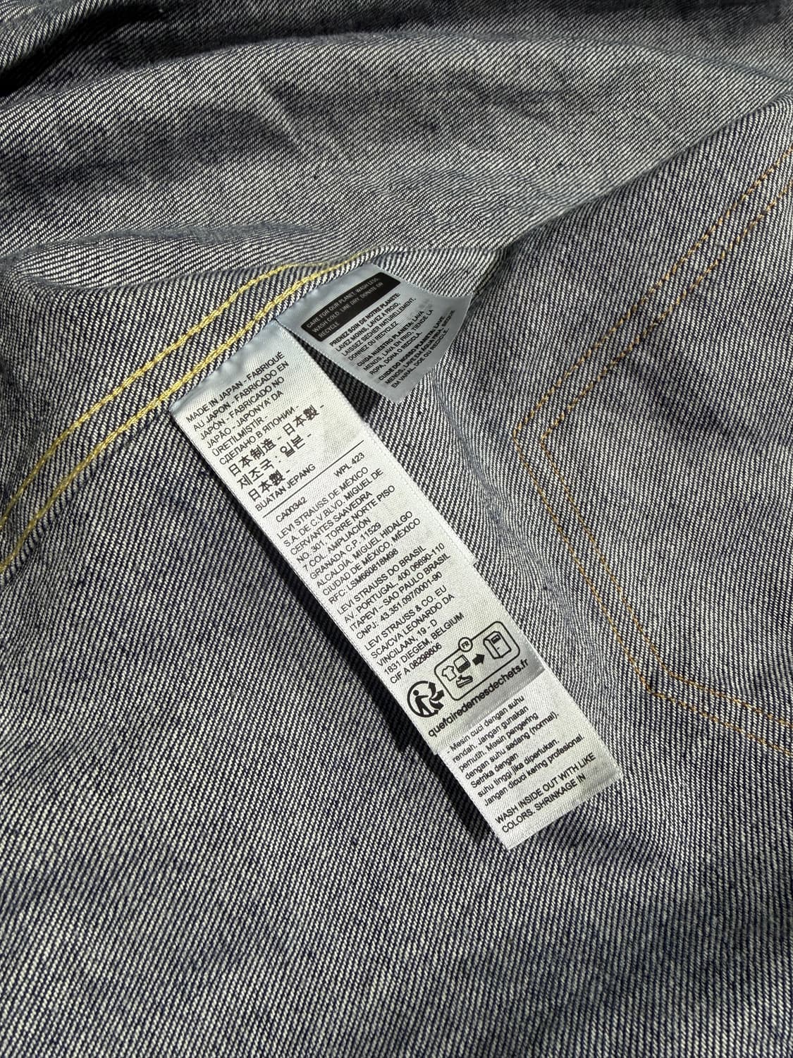 [40]리바이스 lvc 1936 type1 타입1 자켓(소킹O) 상품이미지6