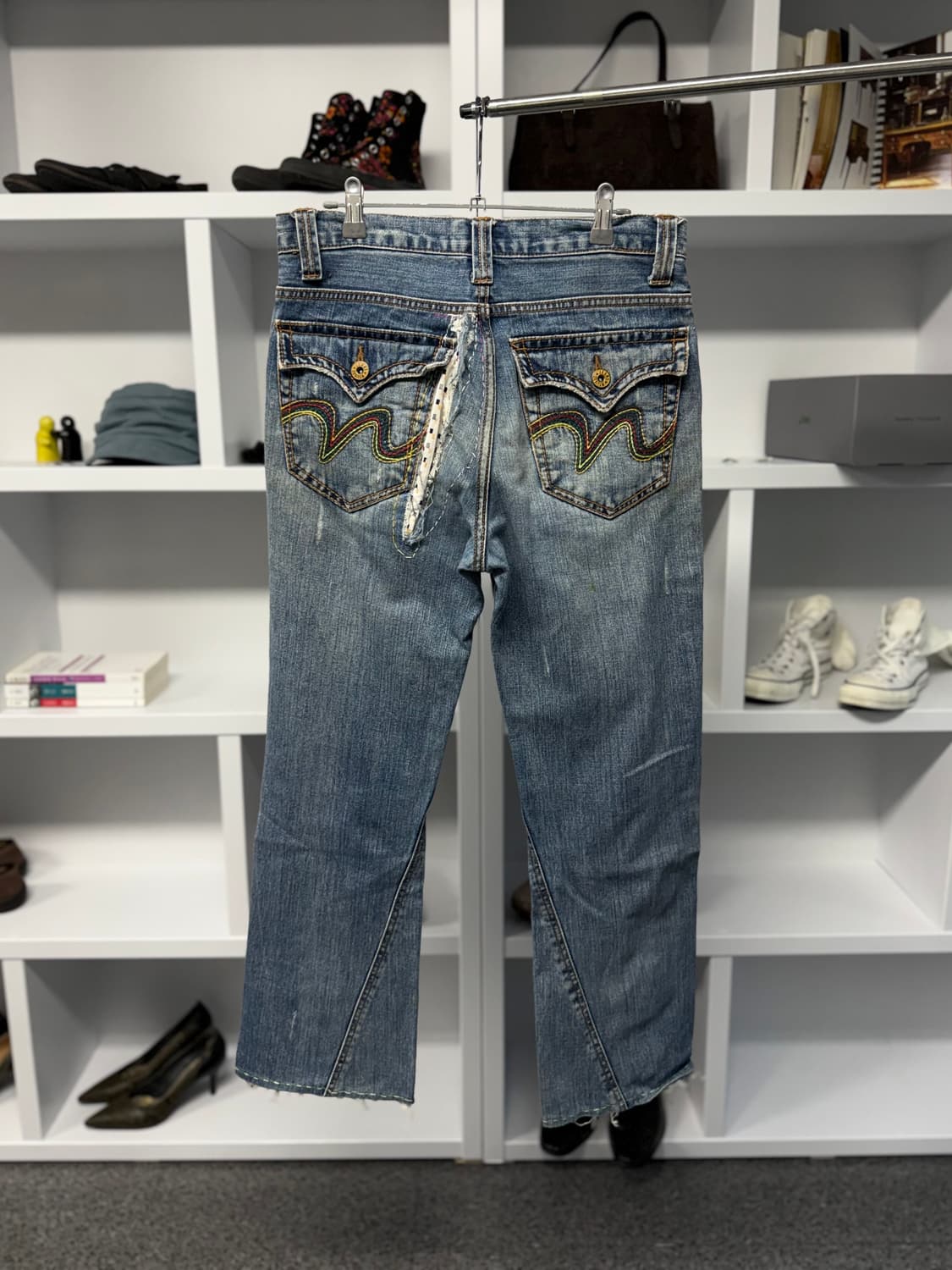 real street style 데님 팬츠 상품이미지4