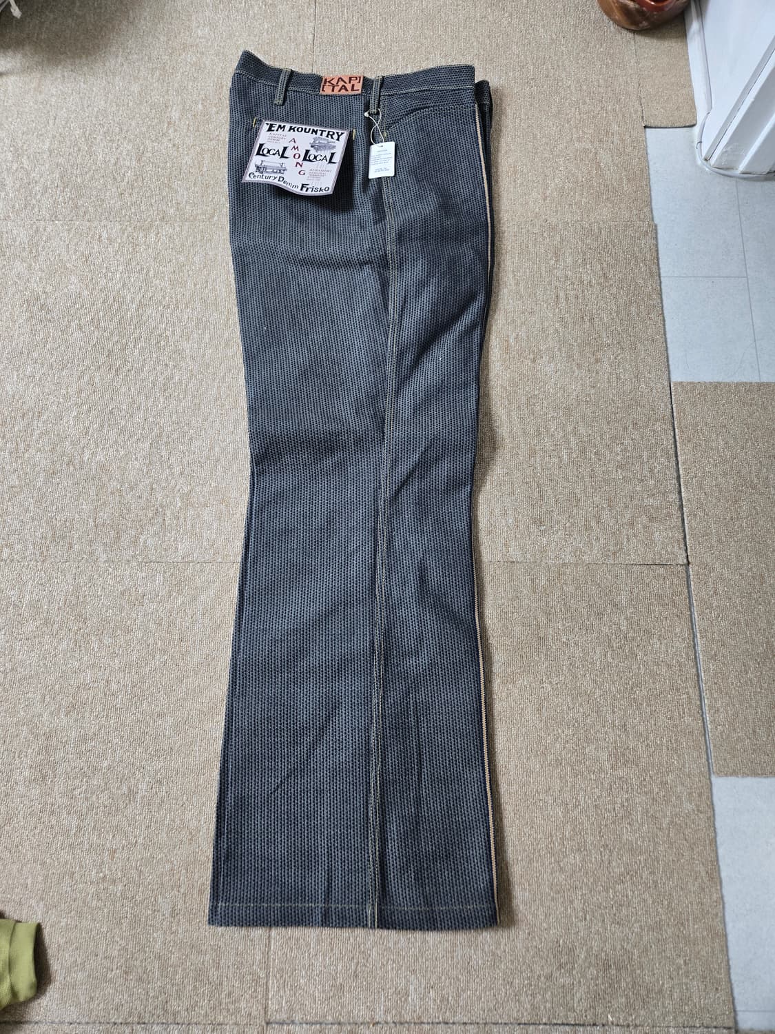 캐피탈 센츄리데님 5P프리스코팬츠 머디 브라운 상품이미지1