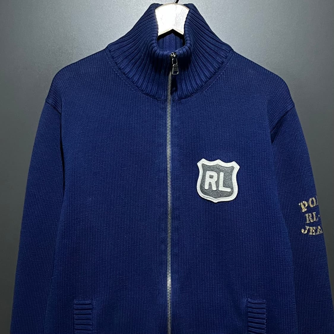 [M]폴로 진스컴퍼니 니트집업 성조기 가디건 상품이미지2