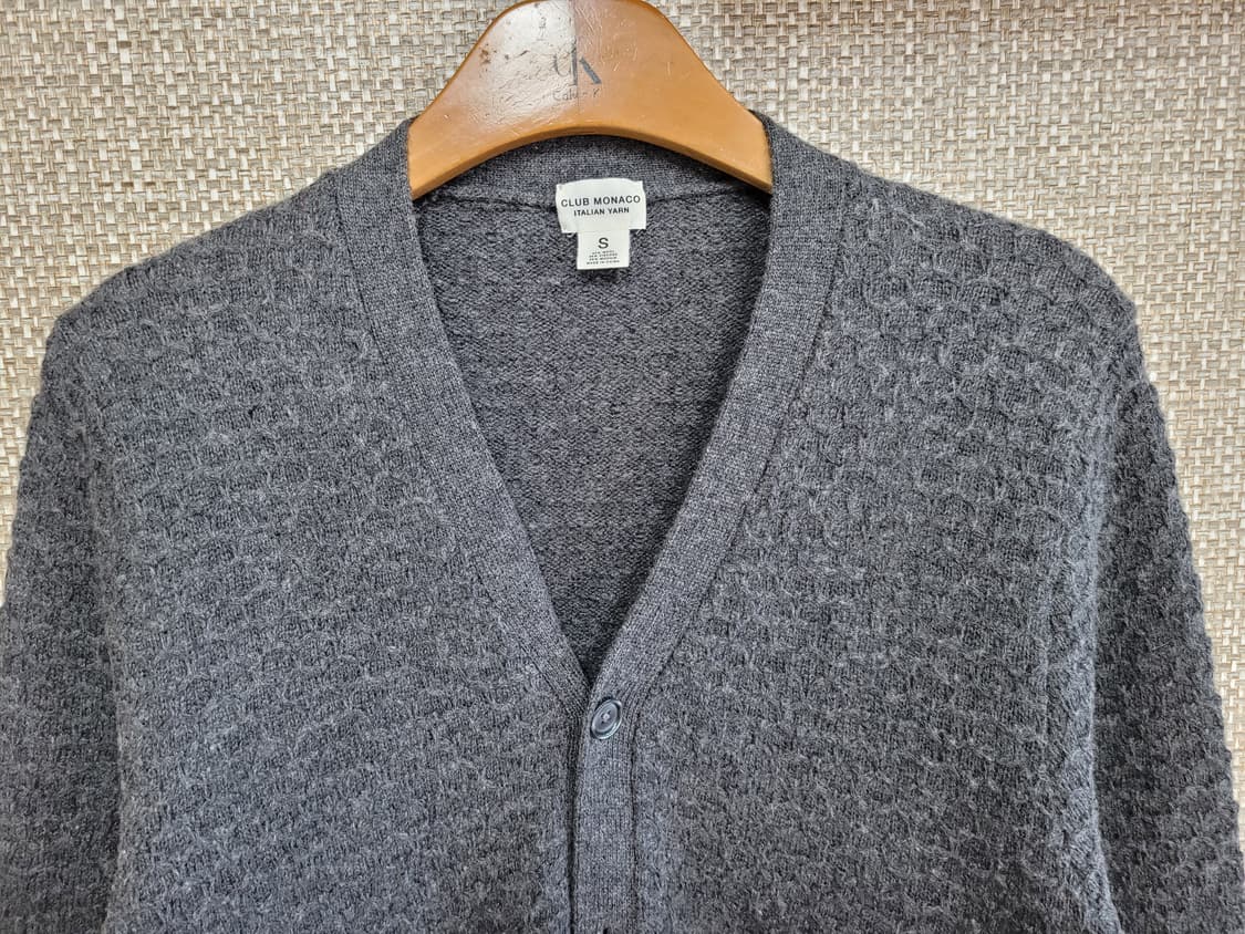 S 95사이즈 클럽모나코 니트 가디건 아메카지  상품이미지2