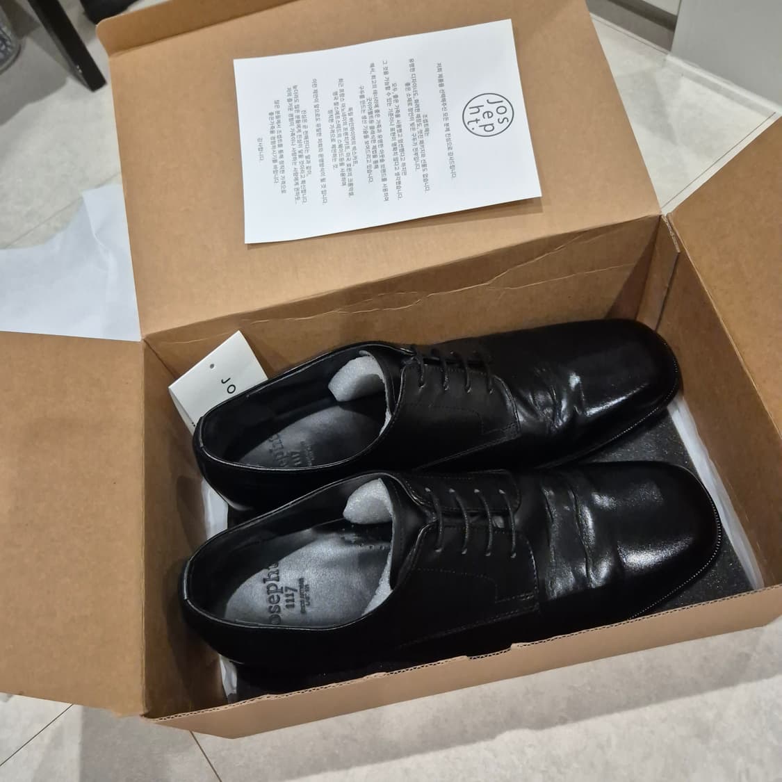 [조셉트] MORGAN(모건) 로퍼 Black 270 상품이미지7